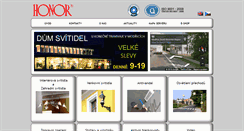 Desktop Screenshot of honor.eu